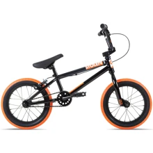 Велосипед Stolen AGENT 14.60 "2021 BLACK W / DARK NEON ORANGE TIRES 14" (SKD-36-35): Матеріал рами сталь