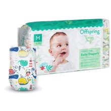 Подгузники Offspring Willy the Whale размер M (6-10 кг) 42 шт. (DP-OI-FAT-M42P-WTW): Тип Подгузники