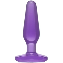Анальний корок Doc Johnson Crystal Jellies Butt Plug Medium (фіолетовий): Для кого унісекс