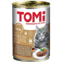 Влажный корм для кошек TOMi Птица и Печень 400 г: Тип Влажный корм