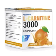 Жироспалювач Жироспалювач Quamtrax L-Carnitine 3000 20x25 ml Мандарин: Стать Унисекс