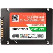 Mibrand Spider 240 GB (MI2.5SSD/SP240GB): Тип накопителя внутренний