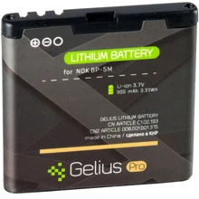 Аккумулятор Gelius Pro 900mAh for Nokia BP-5M: Производитель Gelius