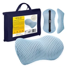 Ортопедична подушка 4FIZJO Sky Blue для спини 48x23 см (P-5907739318732): undefined undefined