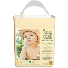 Підгузки дитячі Nature Love Mere Bamboo & Corn розмір L: Тип Підгузки-трусики