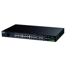 Сетевой коммутатор ZyXEL MES-3528: Порты только Fast Ethernet (10/100)