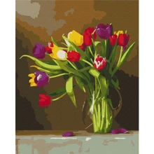Картина по номерам Brushme Цветные тюльпаны 40x50 см (BS51395): Производитель Brushme