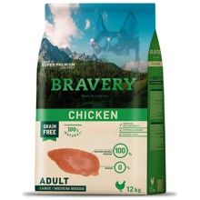 Сухой корм Bravery Chicken Adult Large/Medium с курицей 12 кг (6626 BR CHIC ADU L_ 12KG): Тип Сухой корм