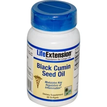 Life Extension Black Cumin Seed Oil 60 Softgels Масло черного тмина: Форма выпуска Капсулы