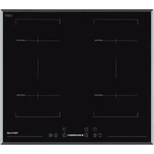 Варочная поверхность Sharp KH-6I38CS00EU: Размеры для встраивания 56х49 см