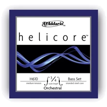 Струны D`ADDARIO H610 3/4M Helicore Orchestral 3/4M: Назначение Для контрабаса