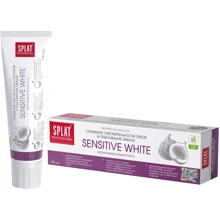 SPLAT Professional Sensitive White 100 ml Зубная паста: Назначение Чувствительные зубы, Очищение, Отбеливание