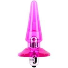 Анальна пробка з вібрацією Chisa Hi Basic Nicole Vibra Plug 4.5" Pink: Для кого унісекс