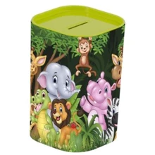 Ланчбокс HEREVIN Money BOX Animals Green (161495-002): Количество отделений 1