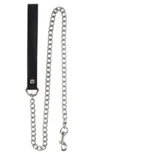 Повідець Leather Leash Slave, black: Виробник sLash