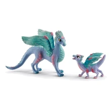 Набір фігурок Schleich Квіткові мама-дракон та малюк-дракон (70592): Тип Набор игровых фигурок