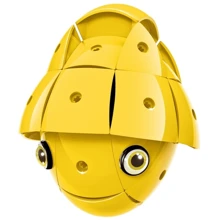 Geomag KOR Pantone Yellow | Магнитный конструктор Геомаг Кор желтый: Количество деталей, шт. 55