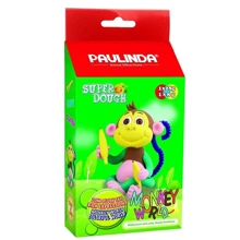 Масса для лепки Paulinda Super Dough Monkey World обезьяна с глазами (PL-081537-1): Производитель PAULINDA