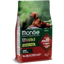 Сухой корм беззерновой Monge Dog Bwild Grain Free для собак с ягненком 2.5 кг (70011723): Тип Сухой корм