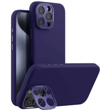 Чехол для iPhone Nillkin Silicone LensWing Prop Magnetic Deep Purple for iPhone 16 Pro Max: Цвет фиолетовый