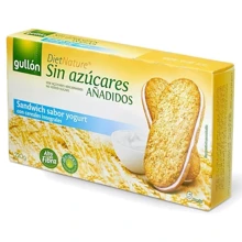 Печенье Gullon Diet Nature Sandwich с йогуртом (без сахара), 220 г (WT3947): Вес нетто 220 г
