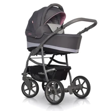 Универсальная коляска 2 в 1 Colibro Focus 9023-CF-08, lila, черный/розовый: Тип коляски Универсальная коляска (2-в-1)