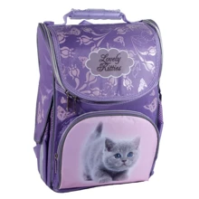 Ранец ортопедический CLASS 9500 Lovely Kitty, 34x25x13см, розовый: Возрастная группа от 6 до 10 лет