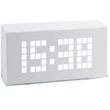 Будильник TFA Time Block LED адаптер питания белый 175x51x91 мм (602012): Производитель TFA