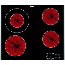 Варочная поверхность электрическая Whirlpool AKT 8130 LX: Размеры для встраивания 56 x 49 см