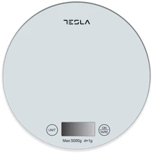 Ваги кухонні Tesla KS200W: Тип конструкції с плоской плaтформой настольные