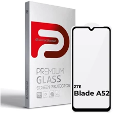 Аксессуар для смартфона ArmorStandart Tempered Glass Full Glue Black for ZTE Blade A52 (ARM65502): Совместимость ZTE Blade A52