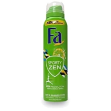 Fa Sporty Zen 150 ml Антиперспирант-спрей Аромат лайма и бамбука: Назначение От запаха