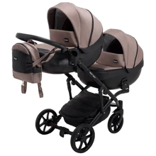 Коляска 2 в 1 для двойни Bair Next DUO Soft 03 темный капучино: Тип коляски Коляска для двойни