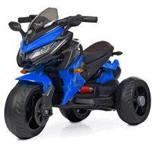 Детский электромотоцикл 3 колесный Bambi Racer синий (M 4274EL-4): Вид мотоцикл