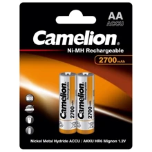 Camelion AA 2700 mAh Ni-MH * 2 R6-2BL (NH-AA2700BP2): undefined undefined