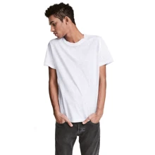 Футболка H&M 4647874 M светло-серая: Вид Футболки