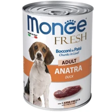 Вологий корм для собак Monge Dog Fresh з качкою 0.4 кг (70014564): Тип Влажный корм