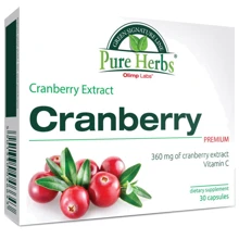 Olimp Cranberry Premium Витамин С с экстрактом клюквы 30 капсул: Форма выпуска Капсулы