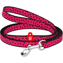 Поводок WAUDOG Nylon, рисунок "Арбуз" 10 мм 122 см красный (5239): Тип Поводок