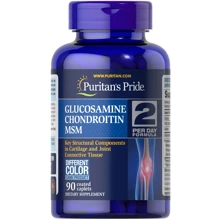 Puritan's Pride Triple Strength Glucosamine, Chondroitin & MSM Joint Soother 90 caps: Тип Глюкозамін