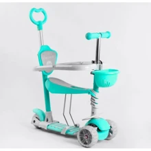 Самокат Best Scooter бирюзовый (B-2011): Количество колес 3