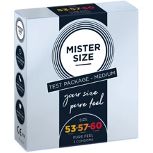 Презервативи Mister Size Testbox 53-57-60 (3 pcs): Тип Класичні