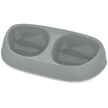 Миска Moderna Double Sensibowl двойная для котов 2х200 мл оливковая 29х15х6 см (58907): Тип Миски