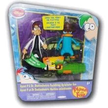 Phineas&Ferb Доктор Хайнц Фуфелшмертц и Агент «P» с оружием (8см) (24809): Тип Набор игровых фигурок