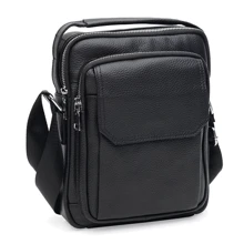 Мужская сумка через плечо Keizer черная (K182005bl-black): Пол Мужской