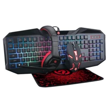 Комплект дротовий Piko GX100 Black USB (1283126489792) + гарнітура, килимок: Призначення Для ПК