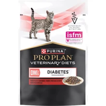 Влажный корм для взрослых кошек Purina Pro Plan Veterinary Diets Veterinary diets DM ST/OX Diabetes Managment для регулирования поступления глюкозы кусочки в соусе с говядиной 10х85 г (8445290093523): Тип Влажный корм