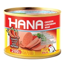 Консерва HANA куриная колбаса с паприкой, 200 г: Вес нетто 200 г