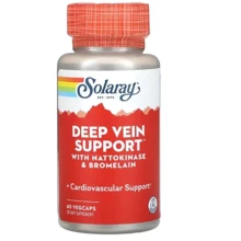 Solaray Deep Vein Support Підтримка глибоких вен 60 вегетаріанських капсул: Форма випуску Капсулы