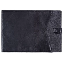 Gmakin Cover Envelope Leather Felt Black with Snap (GM08) for MacBook 13-14": Цвет черный (Black)